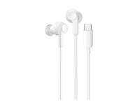 Belkin SoundForm - Hörlurar med mikrofon - inuti örat - kabelansluten - aktiv brusradering - USB-C - ljudisolerande - vit G3H0003HQWH