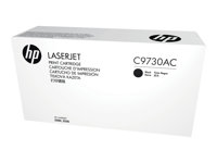 HP C9730AC - Svart - original - LaserJet - tonerkassett (C9730A) Contract - för Color LaserJet 5500, 5550 C9730AC