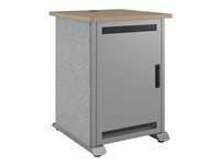 Middle Atlantic Forum Series - Rack skåp - 12 RU, 27" deep - kensington maple, magnesium, silvergrå - 12U - TAA-kompatibel FMR-1227E1MS