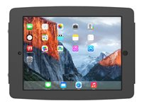 Compulocks Space iPad 12.9" Security Lock Enclosure and Tablet Holder - Hölje - Antistöld - för surfplatta - låsbar - aluminium - svart - väggmonterbar - för Apple 12.9-inch iPad Pro (1:a generation, 2a generation) 290SENB