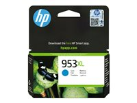 HP 953XL - 18 ml - Lång livslängd - cyan - original - Officejet - bläckpatron F6U16AE#LS3