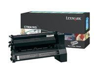 Lexmark - Svart - original - tonerkassett LCCP, LRP - för Lexmark C780dn, C780dtn, C780n, C782dn, C782dtn, C782n, X782e C780A1KG
