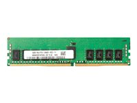 HP - DDR4 - modul - 16 GB - DIMM 288-pin - 2666 MHz / PC4-21300 - 1.2 V - ej buffrad - icke ECC - för Workstation Z2 G4 (non-ECC), Z4 G4 (non-ECC) 3PL82AA