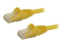 StarTech.com 5m CAT6 Ethernet Cable, 10 Gigabit Snagless RJ45 650MHz 100W PoE Patch Cord, CAT 6 10GbE UTP Network Cable w/Strain Relief, Yellow, Fluke Tested/Wiring is UL Certified/TIA - Category 6 - 24AWG (N6PATC5MYL) - Nätverkskabel - RJ-45 (hane) till RJ-45 (hane) - 5 m - UTP - CAT 6 - hakfri, tvinnad - gul N6PATC5MYL
