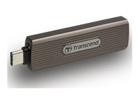 Transcend ESD330C - SSD - krypterat - 1 TB - extern (portabel) - USB (USB-C kontakt) - 256 bitars AES - dark grayish brown TS1TESD330C