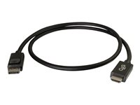 C2G 15ft DisplayPort to HDMI Cable - DP to HDMI Adapter Cable - M/M - Adapterkabel - DisplayPort hane till HDMI hane - 4.57 m - svart - stöd för 1080p 54324