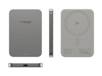 empower by PanzerGlass - Power bank - 5000 mAh (USB-C) - titan EM82419