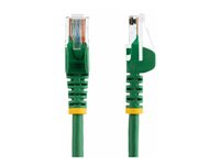 StarTech.com Cat5e patchkabel med hakfria RJ45-kontakter ? 3 m, grön - Patch-kabel - RJ-45 (hane) till RJ-45 (hane) - 3 m - UTP - CAT 5e - formpressad, hakfri - grön 45PAT3MGN