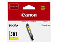 Canon CLI-581Y - 5.6 ml - gul - original - bläcktank - för PIXMA TS6251, TS6350, TS6351, TS705, TS8252, TS8350, TS8351, TS8352, TS9550, TS9551 2105C001