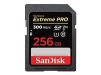 SanDisk Extreme Pro - Flash-minneskort - 256 GB - UHS-II U3 / Class10 - SDXC UHS-II SDSDXDK-256G-GN4IN