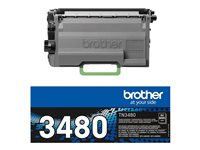 Brother TN3480 - Lång livslängd - svart - original - tonerkassett - för Brother HL-L5000, L5100, L5200, L6200, L6300, L6450, MFC-L5700, L6800, L6900, L6950, L6970 TN3480