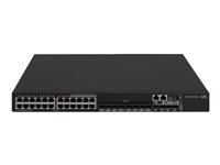 HPE FlexNetwork 5140 HI - Switch - 1 plats - L3 - Administrerad - 24 x 10/100/1000 + 8 x kombinations-Gigabit SFP + 4 x 10 Gigabit Ethernet / 1 Gigabit Ethernet SFP+ - luftflöde från sida till baksida - rackmonterbar R9L61A