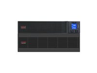 APC Easy UPS SRV SRV10KRILRK - UPS (kan monteras i rack) - AC 220-240 V - 10000 Watt - 10000 VA - 1-fas - USB, RS-232 - utgångskontakter: 1 - 2U - med Rail Kit, External Battery Pack SRV10KRILRK