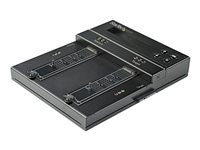 StarTech.com Fristående M.2 SATA och M.2 NVMe duplicerings- och raderingsenhet - HDD/SSD klonings-/rensningsenhet för M.2 PCIe AHCI/NVMe, M.2 SATA, 2,5/3,5" SATA-enheter - Extern raderare/duplikator, TAA - Halvledar-/hårddisksduplikator/-raderare - 4 fack (SATA-600 / PCI Express (NVMe)) - TAA-kompatibel SM2DUPE11