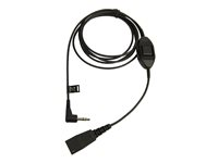 Jabra - Headset-kabel - Snabburkoppling hane till mini-phone stereo 3.5 mm hane - för Alcatel 8 Series IPTouch 4038, 4068 8735-019