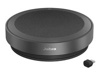 Jabra Speak2 75 UC - Högtalartelefon (handsfree) - Bluetooth - trådlös - USB-C, USB-A - mörkgrå - Zoomcertifierad, Cisco Webex Certified, Certifierad för Zoom Rooms, Alcatel-Lucent-certifierad, Avaya-certifierad, Unify-certifierad, MFi-certifierad, Google Meet-certifierad, Amazon Chime-certifierad, Google Fast Pair-certifierad 2775-429