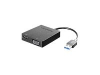 Lenovo Universal USB 3.0 to VGA/HDMI Adapter - Extern videoadapter - USB 3.0 - HDMI, VGA 4X90H20061