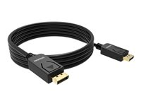 Vision Professional - DisplayPort-kabel - DisplayPort (hane) till DisplayPort (hane) - 2 m - stöd för 4K - svart TC 2MDP/BL