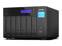 QNAP TVS-H674T - NAS-server - 6 fack - SATA 6Gb/s - RAID RAID 0, 1, 5, 6, 10, JBOD, 50 - RAM 32 GB - 2.5 Gigabit Ethernet - iSCSI support TVS-H674T-I5-32G