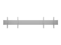 Multibrackets M - Monteringskomponent (monteringsskena, 4 armar) - för 1 eller 2 platta paneler - stål - svart - skärmstorlek: up to 75" for 2 displays / up to 110" for one display - stativ, monterbart 7350105214431