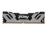 Kingston FURY Renegade - DDR5 - modul - 24 GB: 1 x 24 GB - DIMM 288-pin - 7200 MT/s / PC5-57600 - CL38 - 1.1 V - ej buffrad - on-die ECC - svart, silver KF572C38RS-24