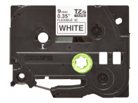 Brother TZe-FX221 - Svart på vitt - Rulle (0,9 cm x 8 m) 1 kassett(er) flexibel tape - för Brother PT-H200; P-Touch PT-E550, P900; P-Touch Cube Plus PT-P710; P-Touch Pro PT-H111 TZEFX221