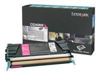Lexmark - Extra lång livslängd - magenta - original - tonerkassett LCCP, LRP - för Lexmark C534dn, C534dtn, C534n C5340MX