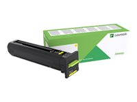 Lexmark - Extra hög kapacitet - gul - original - tonerkassett LCCP, Lexmark Corporate - för Lexmark CS820de, CS820dte, CS820dtfe 72K2XYE