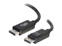 C2G 10ft Ultra High Definition DisplayPort Cable with Latches - 8K DisplayPort Cable - M/M - DisplayPort-kabel - DisplayPort (hane) till DisplayPort (hane) - 3.05 m - sprintlåsning - svart 54402