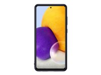 Samsung EF-PA725 - Baksidesskydd för mobiltelefon - silikon - svart - för Galaxy A72 EF-PA725TBEGWW