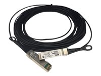 Dell 10GbE - Nätverkskabel - SFP+ till SFP+ - 10 m - fiberoptisk - aktiv - för Networking C1048, C9010, S6010, S6100; PowerEdge C6420; Networking N3132, S4048, Z9100 470-ABLU