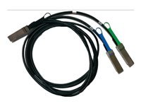 NVIDIA - Fibre Channel-kabel - QSFP56 (hane) till QSFP56 (hane) - 1 m - hybrid 980-9I98H-00V001