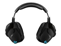 Logitech Gaming Headset G935 - Headset - 7.1-kanals - fullstorlek - 2,4 GHz - trådlös - 3,5 mm kontakt - svart, blå 981-000744