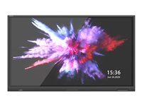 Avocor AVE-8630 - 86" Diagonal klass E-Series LED-bakgrundsbelyst LCD-skärm - interaktiv digital skyltning - med pekskärm - 4K UHD (2160p) 3840 x 2160 - direktupplyst LED AVE-8630-A