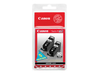 Canon PGI-525PGBK Twin Pack - 2-pack - 19 ml - svart - original - bläcktank - för PIXMA iP4950, iX6550, MG5250, MG5350, MG6150, MG6250, MG8150, MG8250, MX715, MX885, MX895 4529B017