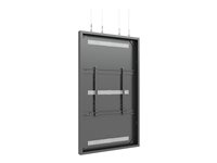 Multibrackets M Pro Series - Hölje - för digital skylt - vajer, medel - stål - svart - skärmstorlek: 75" - takmonterbar 7350105213731