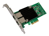 Intel Ethernet Converged Network Adapter X550-T2 - Nätverksadapter - PCIe 3.0 låg profil - 10Gb Ethernet x 2 X550T2