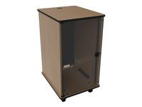 Middle Atlantic MFR Series - Rack skåp - golvstående - kensington lönn - 20U - 19" MFR-2027E1
