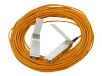 HPE Active Optical Cable - Direktkopplingskabel - QSFP+ till QSFP+ - 15 m - dubbelaxlad - aktiv - för Apollo 4200, 4200 Gen10 720211-B21