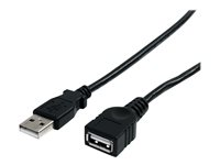 StarTech.com 91 cm svart USB 2.0-förlängningskabel A till A ? M/F - USB-förlängningskabel - USB (hane) till USB (hona) - USB 2.0 - 91 cm - svart - för P/N: 35FCREADBK3, ICUSB2321F, ICUSB232V2, LTUB1MBK, MSDREADU2OTG, ST4300USB3EU, UUSBOTG USBEXTAA3BK