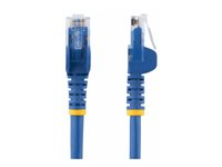 StarTech.com 50cm CAT6 Ethernet Cable, 10 Gigabit Snagless RJ45 650MHz 100W PoE Patch Cord, CAT 6 10GbE UTP Network Cable w/Strain Relief, Blue, Wiring is UL Certified/TIA - Category 6 - 24AWG (N6PATC50CMBL) - Patch-kabel - RJ-45 (hane) till RJ-45 (hane) - 50 cm - UTP - CAT 6 - formpressad, hakfri - blå N6PATC50CMBL