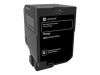 Lexmark - Lång livslängd - svart - original - tonerkassett LCCP, LRP, Lexmark Corporate - för Lexmark CS720de, CS720dte, CS725de, CS725dte 74C2HKE