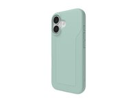 ZAGG Luxe Snap - Baksidesskydd för mobiltelefon - MagSafe-kompatibilitet - lugn mynta - för Apple iPhone 17 702318840