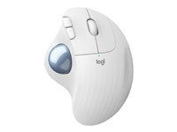 Logitech Ergo Series ERGO M575 - Styrkula - optisk - 5 knappar - trådlös - 2.4 GHz, Bluetooth 5.0 LE - trådlös USB-mottagare - offwhite 910-005870