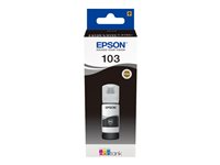 Epson 103 - 65 ml - svart - original - påfyllnadsbläck - för Epson L1210, L3210, L3211, L3250, L3251, L3256, L3260, L3266, L5296; EcoTank L11050, L1250 C13T00S14A