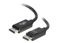 C2G 25ft Ultra High Definition DisplayPort Cable with Latches - 8K DisplayPort Cable - M/M - DisplayPort-kabel - DisplayPort (hane) till DisplayPort (hane) - 7.62 m - sprintlåsning - svart 54404