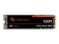 Seagate FireCuda 530R ZP4000GM3A063 - SSD - 4 TB - inbyggd - M.2 2280-D2 - PCIe 4.0 x4 (NVMe) - med 3 års Seagate Rescue Data Recovery ZP4000GM3A063