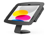 Compulocks iPad Pro 11" (1-4th Gen) Space Enclosure Core Counter Stand or Wall Mount - Monteringssats (ställ) - 45° visningsvinkel - för surfplatta - låsbar - aluminium, stål - svart - skärmstorlek: 11" - monteringsgränssnitt: 100 x 100 mm - väggmonterbar, bänk - för Apple 11-inch iPad Pro Wi-Fi, Wi-Fi + Cellular 111B211SENB