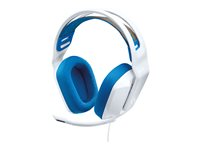 Logitech G G335 Wired Gaming Headset - Headset - fullstorlek - kabelansluten - 3,5 mm kontakt - vit - Discord-certifierad 981-001018