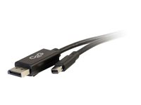 C2G 3m Mini DisplayPort to DisplayPort Adapter Cable 4K UHD - Black - DisplayPort-kabel - Mini DisplayPort (hane) till DisplayPort (hane) - 3 m - svart 84302